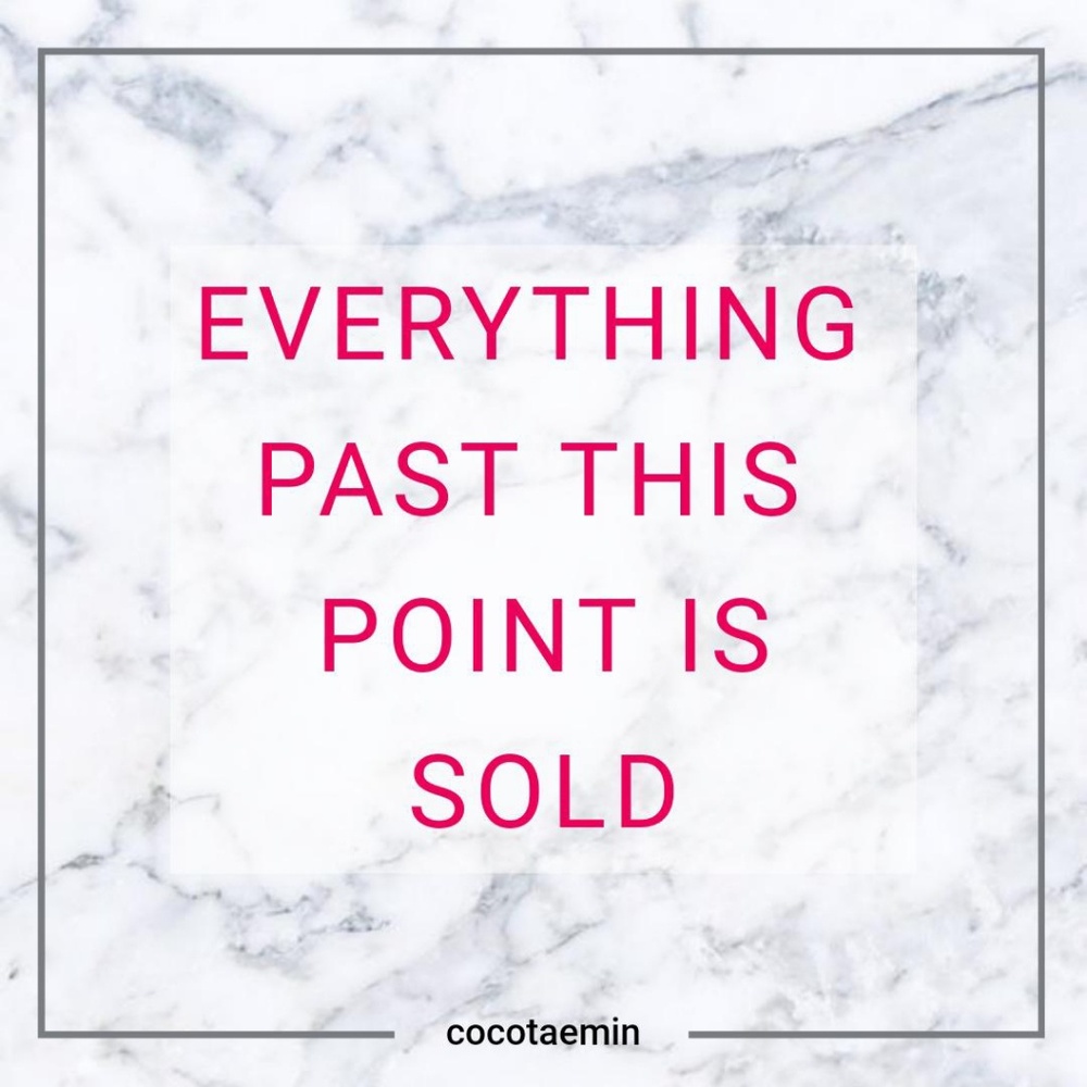 past this point is SOLD➡️